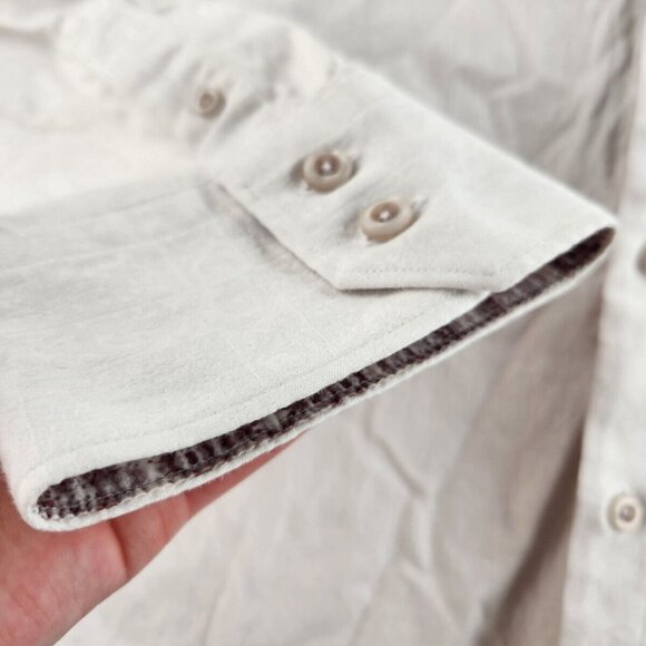 Robert Graham 2XL Classic Fit Geometric Pattern White Long Sleeve Button Up Men - Picture 4 of 16